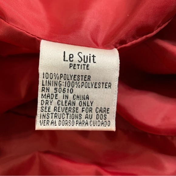 Cherry Red Petite Two-Piece 4 button Suit - Picture 4 of 8